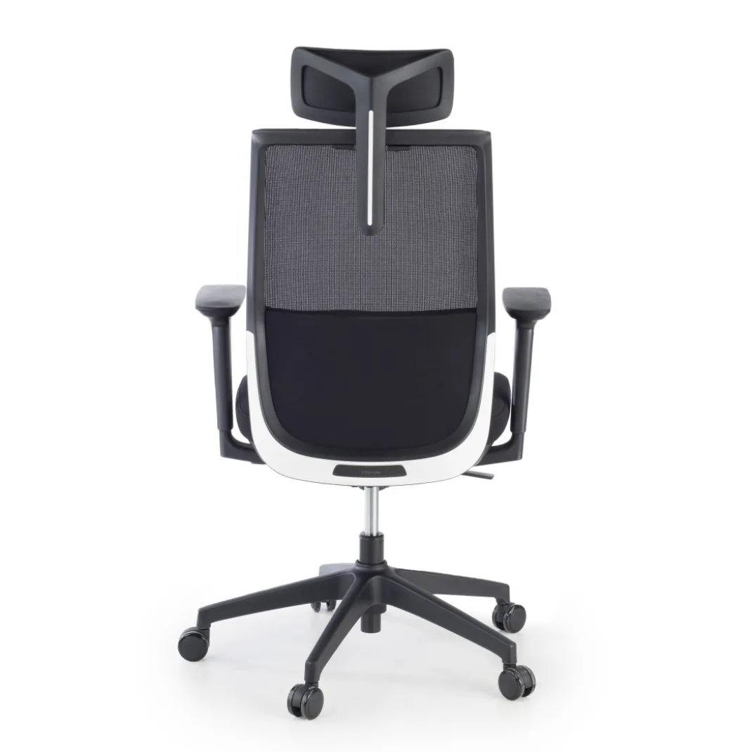 Silla de oficina Wind, respaldo ergonómico, brazos 3D, reposacabezas