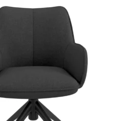 Silla de reuniones con ruedas Gala, estructura giratoria