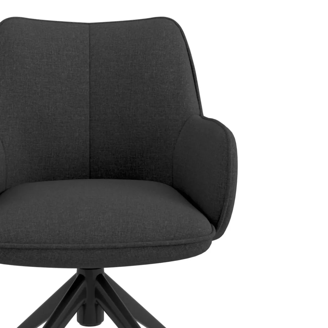 Silla de reuniones con ruedas Gala, estructura giratoria