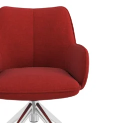 Silla de reuniones con ruedas Gala, estructura giratoria