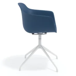 Silla de reuniones Elisa, base piramidal