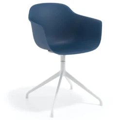 Silla de reuniones Elisa, base piramidal