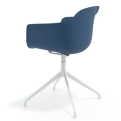 Silla de reuniones Elisa, base piramidal
