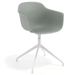 Silla de reuniones Elisa, base piramidal
