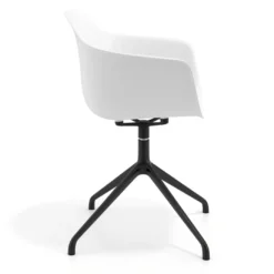 Silla de reuniones Elisa, base piramidal