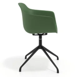Silla de reuniones Elisa, base piramidal