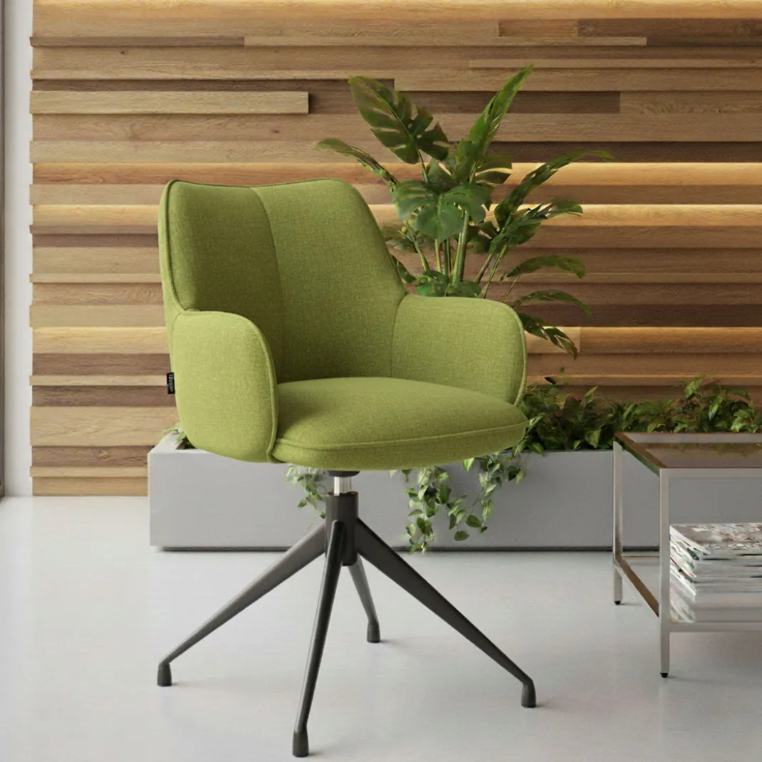 Silla de reuniones Gala, estructura giratoria