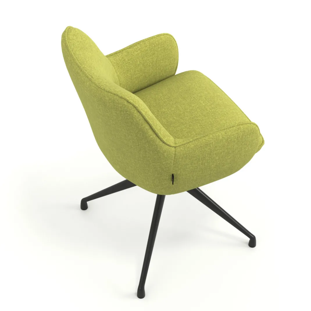 Silla de reuniones Gala, estructura giratoria