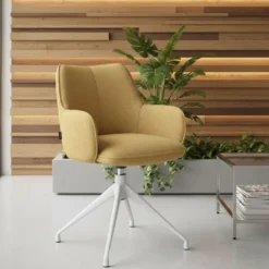 Silla de reuniones Gala, estructura giratoria