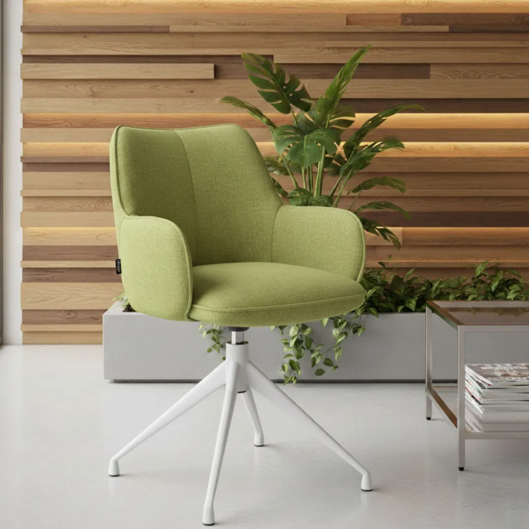 Silla de reuniones Gala, estructura giratoria