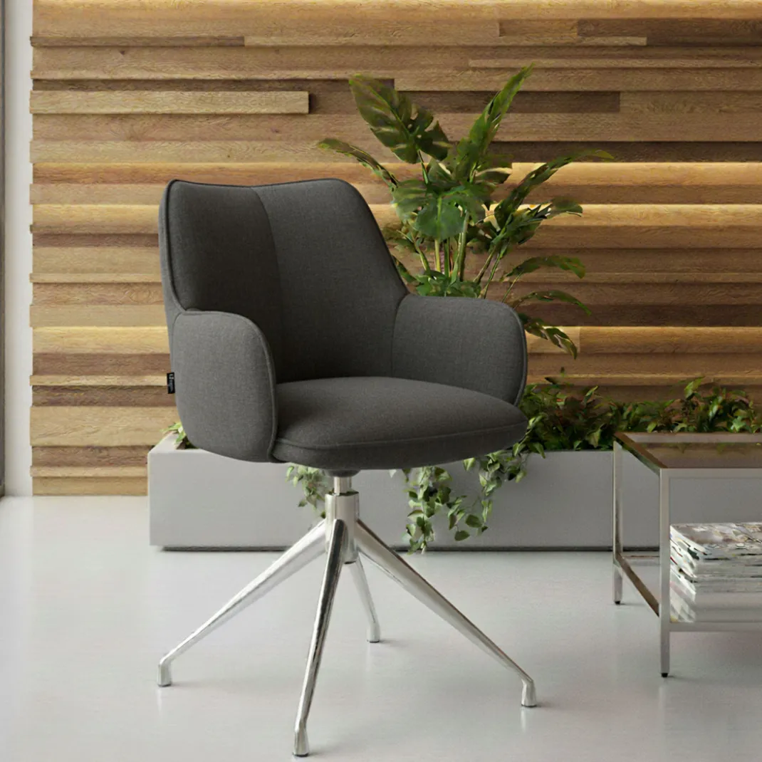 Silla de reuniones Gala, estructura giratoria