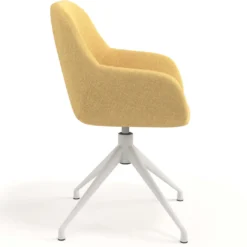 Silla de reuniones Moon Base de aluminio giratoria