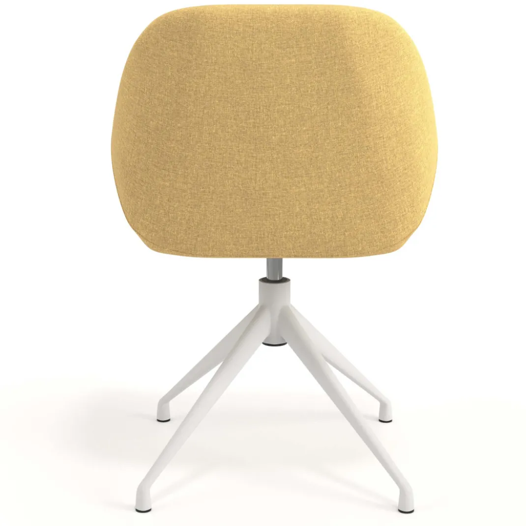 Silla de reuniones Moon Base de aluminio giratoria