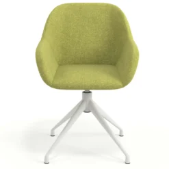 Silla de reuniones Moon Base de aluminio giratoria