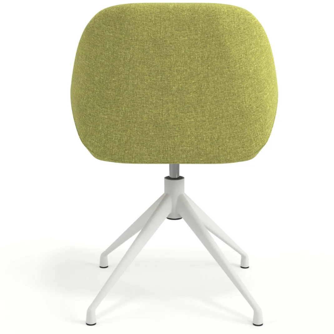 Silla de reuniones Moon Base de aluminio giratoria