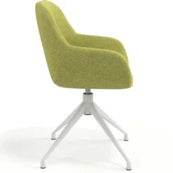 Silla de reuniones Moon Base de aluminio giratoria