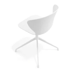 Silla de reuniones Wendy, base piramidal