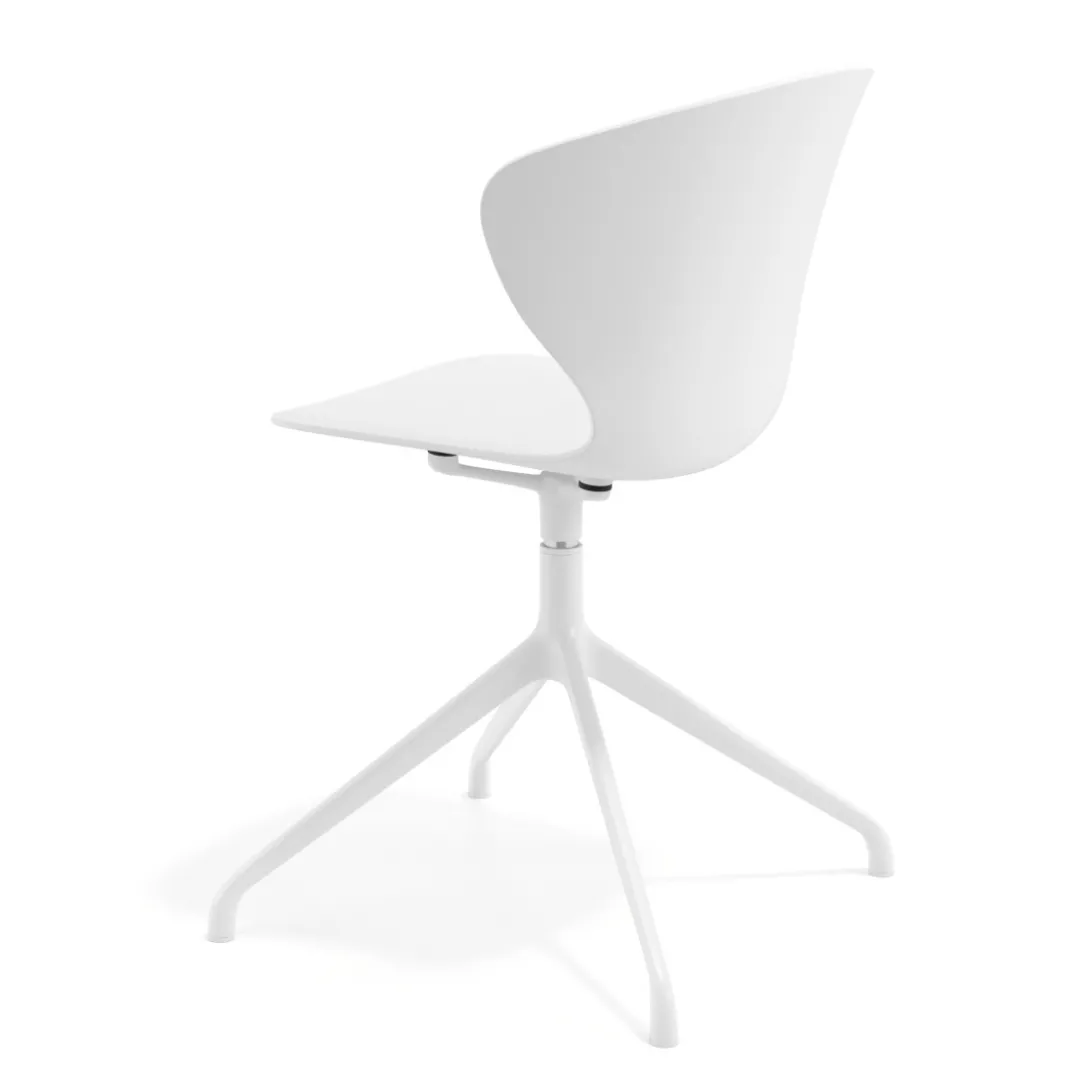 Silla de reuniones Wendy, base piramidal