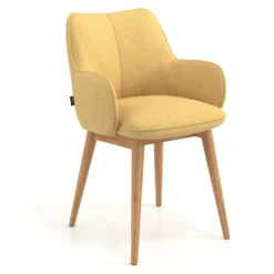 Silla de visitas Gala, estructura 4 patas, base de madera