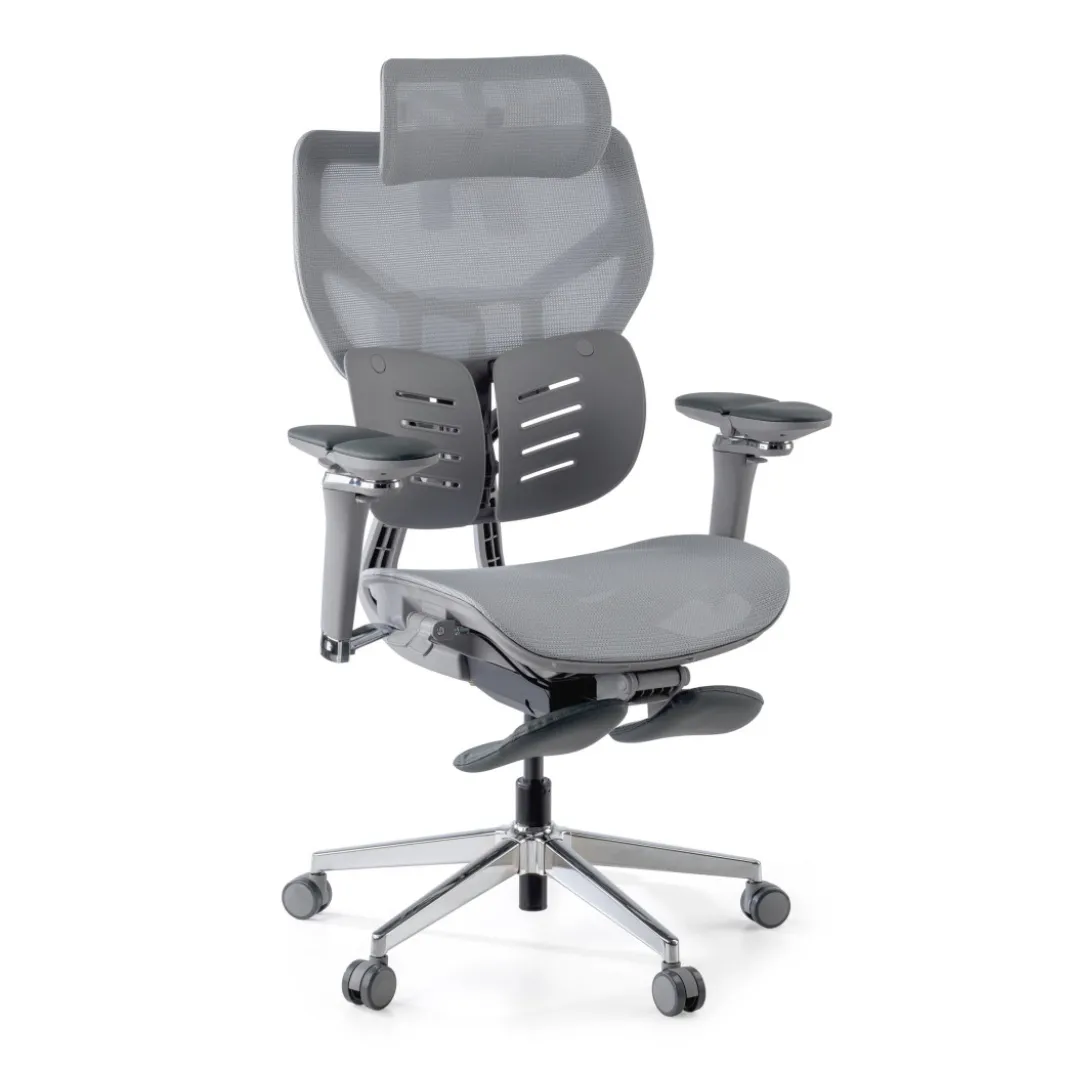 Silla ergonómica de oficina Erghos X3, doble cojín lumbar