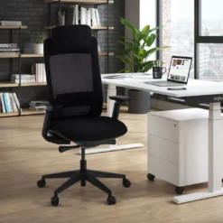 Silla Ergonómica de Oficina Reflect black