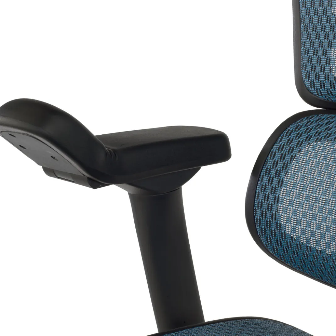Silla ergonómica Ergohuman Elite, estructura negra