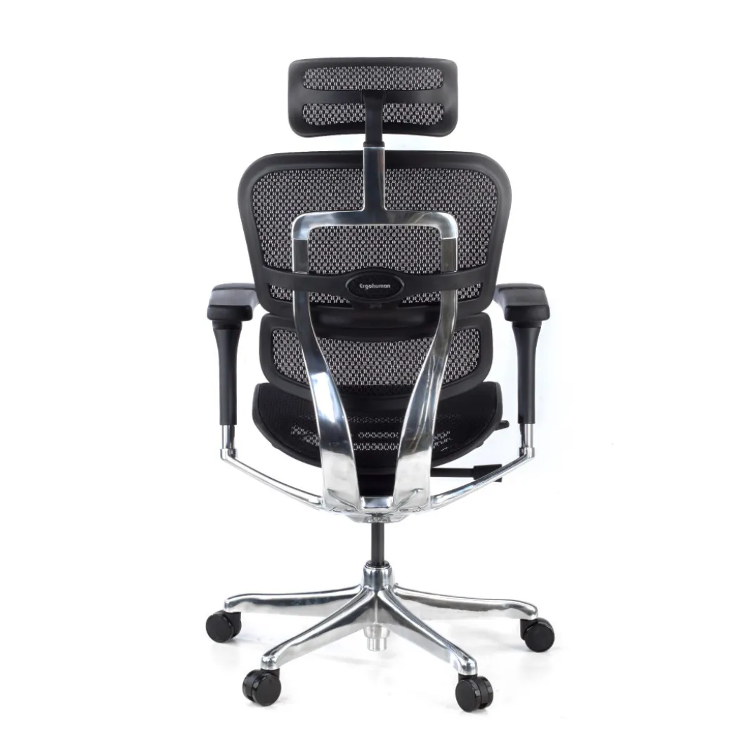 Silla ergonómica Ergohuman Elite, estructura negra