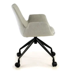 Silla Giratoria Elodie, estructura con ruedas