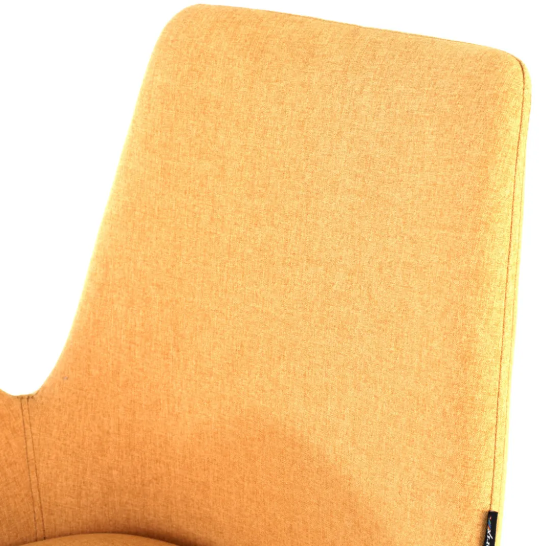 Silla Giratoria Elodie, estructura con ruedas