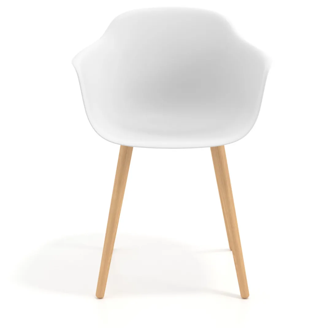 Silla Nórdica Elisa, Patas de madera