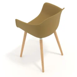 Silla Nórdica Elisa, Patas de madera