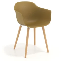 Silla Nórdica Elisa, Patas de madera