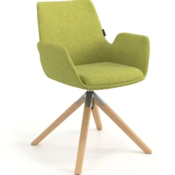 Silla Nórdica Elodie, Patas de madera, Certificada