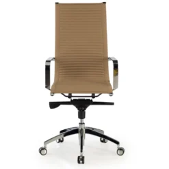 Silla oficina de diseño Croma, respaldo alto