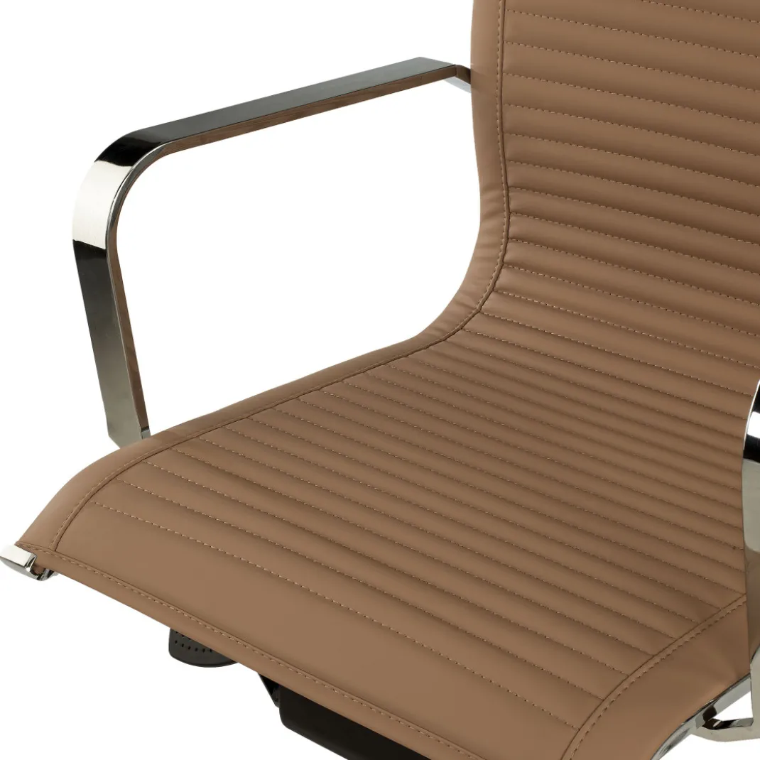 Silla oficina de diseño Croma, respaldo alto