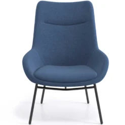 Sillón de Espera Capri, respaldo Alto, base 4 patas metal