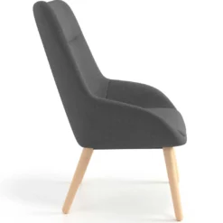 Sillón de Espera Capri, respaldo Alto, base 4 patas madera