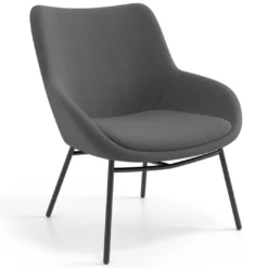 Sillón de Espera Capri, respaldo Medio, base 4 patas metal