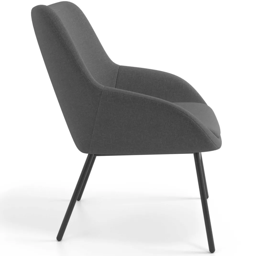 Sillón de Espera Capri, respaldo Medio, base 4 patas metal