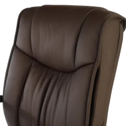 Sillón de oficina Bahía respaldo bajo Piel natural
