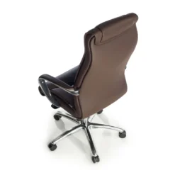 Sillón de oficina Bahia ecopiel, brazos de aluminio