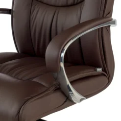 Sillón de oficina Bahia ecopiel, brazos de aluminio