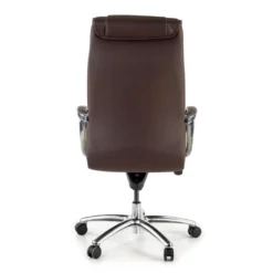Sillón de oficina Bahia ecopiel, brazos de aluminio