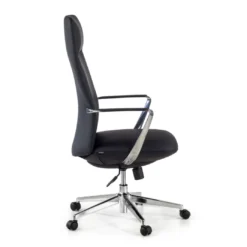 Sillón de Oficina Bristol, brazos aluminio, ecopiel