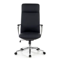 Sillón de Oficina Bristol, brazos aluminio, ecopiel