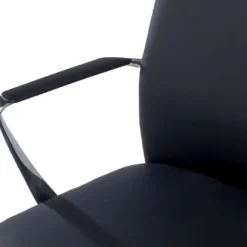Sillón de Oficina Bristol, brazos aluminio, ecopiel