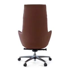 Sillón de oficina dirección President, alta gama, piel natural