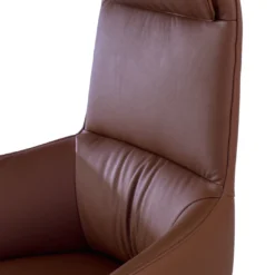 Sillón de oficina dirección President, alta gama, piel natural