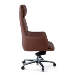 Sillón de oficina dirección President, alta gama, piel natural
