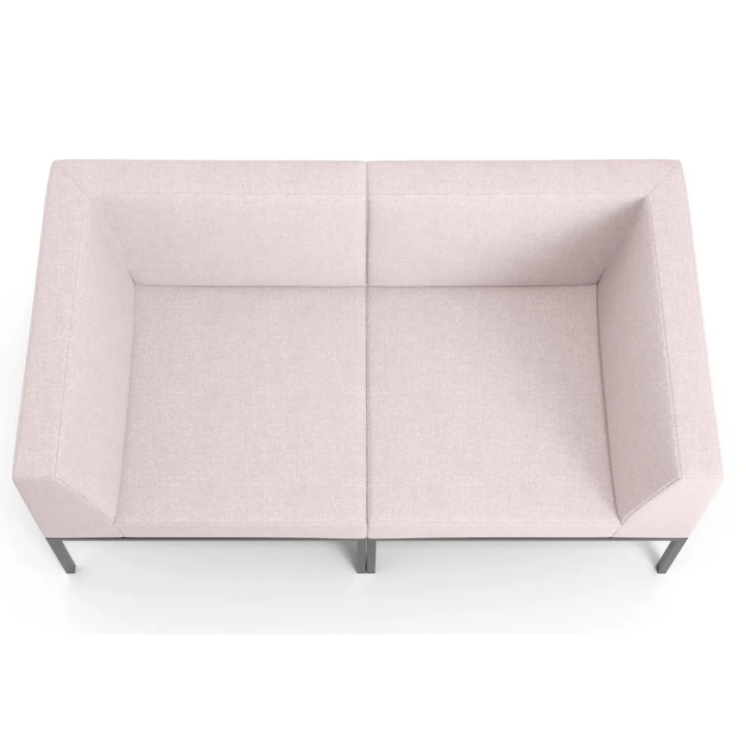 Sofa de Espera Pylos 2 asientos con brazo